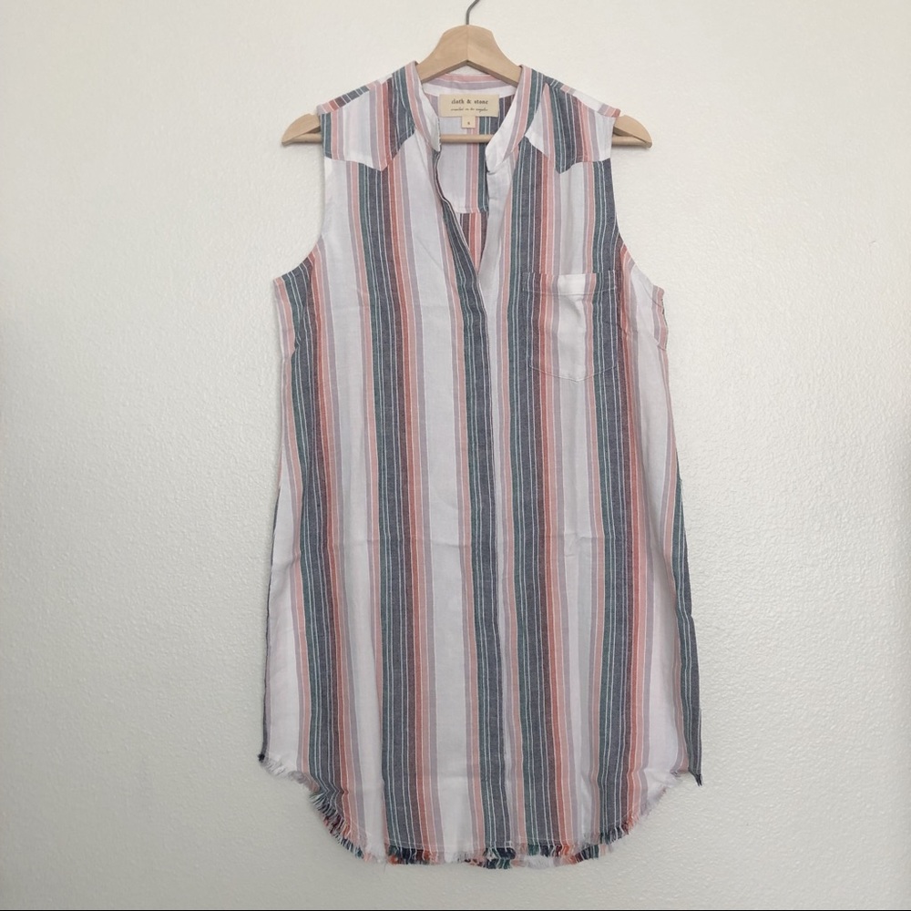 NWOT Anthropologie Cloth & Stone Dress - Picture 3 of 8